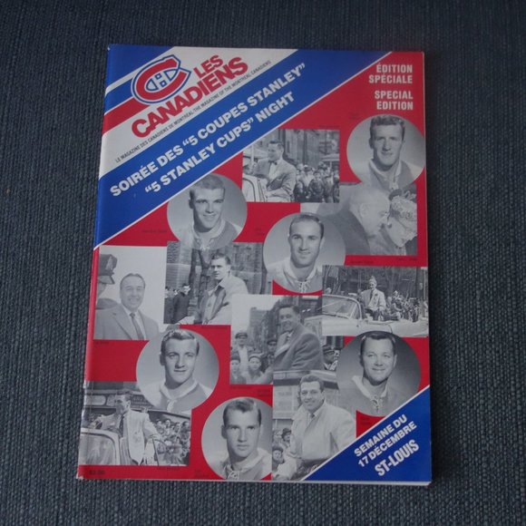 Les Canadiens Special Edition Blues de StLouis Canadiens de Montreal Dec 13 1983 - Picture 1 of 16